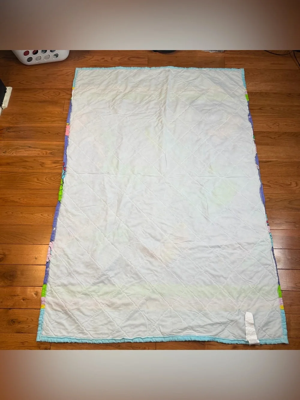 VTG Y2K Nostalgia Dragon Tales Toddler Bed Quilted Comforter Dan River RARE